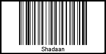 Shadaan als Barcode und QR-Code