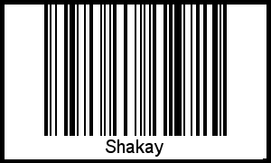 Barcode-Foto von Shakay