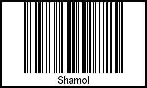 Shamol als Barcode und QR-Code