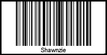 Shawnzie als Barcode und QR-Code