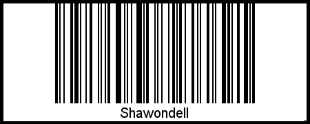 Barcode-Grafik von Shawondell