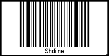 Interpretation von Shdiine als Barcode