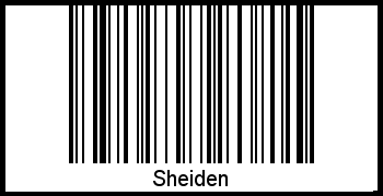 Sheiden als Barcode und QR-Code