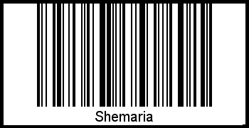 Shemaria als Barcode und QR-Code