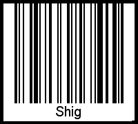 Barcode-Grafik von Shig