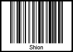 Barcode-Foto von Shion