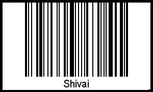 Der Voname Shivai als Barcode und QR-Code