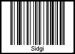 Barcode-Foto von Sidgi