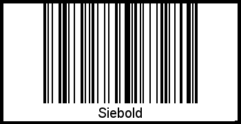 Interpretation von Siebold als Barcode