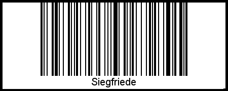 Barcode-Grafik von Siegfriede