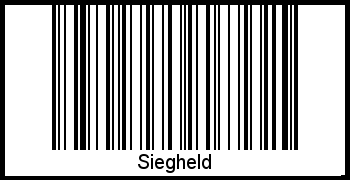 Siegheld als Barcode und QR-Code