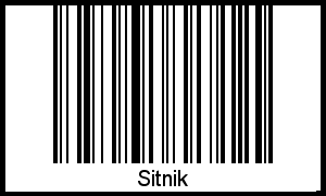 Barcode-Grafik von Sitnik