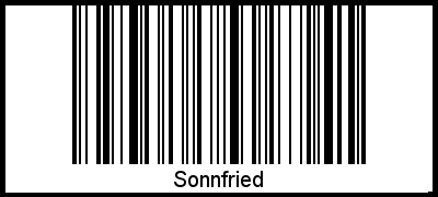 Barcode-Grafik von Sonnfried