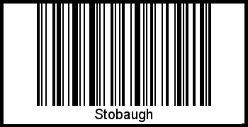 Stobaugh als Barcode und QR-Code