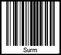 Barcode-Grafik von Surm