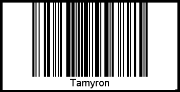 Tamyron als Barcode und QR-Code