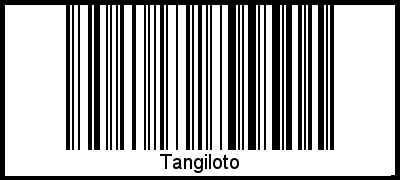Der Voname Tangiloto als Barcode und QR-Code