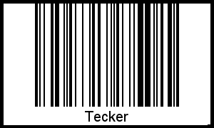 Barcode-Grafik von Tecker