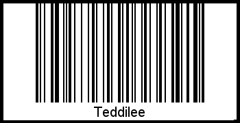 Interpretation von Teddilee als Barcode