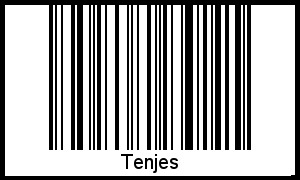 Interpretation von Tenjes als Barcode