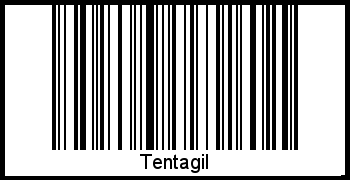 Tentagil als Barcode und QR-Code