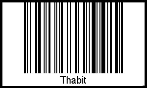 Barcode-Grafik von Thabit