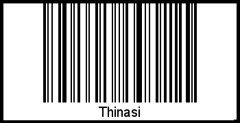 Interpretation von Thinasi als Barcode