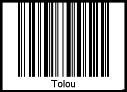 Tolou als Barcode und QR-Code