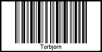 Torbjorn als Barcode und QR-Code