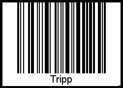 Barcode-Foto von Tripp