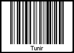 Interpretation von Tunir als Barcode