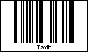 Interpretation von Tzofit als Barcode