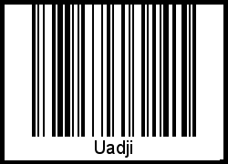 Interpretation von Uadji als Barcode