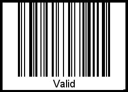 Barcode-Grafik von Valid