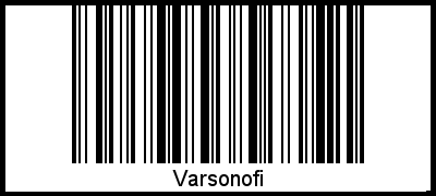 Barcode-Foto von Varsonofi