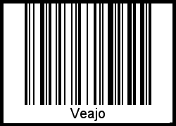 Barcode des Vornamen Veajo