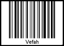 Barcode-Foto von Vefah