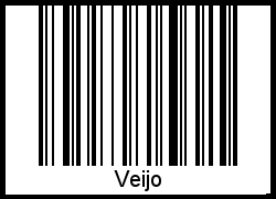 Veijo als Barcode und QR-Code