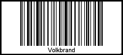 Interpretation von Volkbrand als Barcode