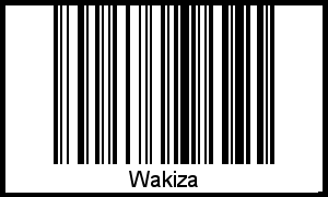 Interpretation von Wakiza als Barcode