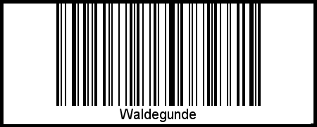 Barcode-Grafik von Waldegunde