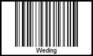 Barcode-Foto von Weding