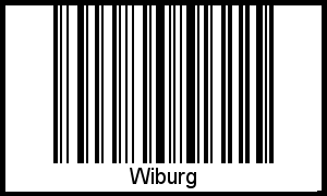 Interpretation von Wiburg als Barcode