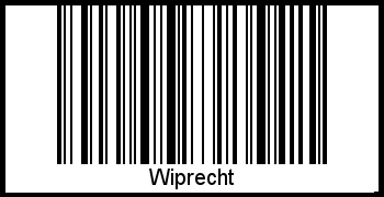 Wiprecht als Barcode und QR-Code