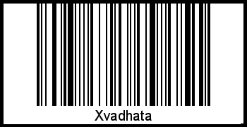 Barcode-Foto von Xvadhata