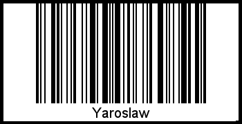 Yaroslaw als Barcode und QR-Code