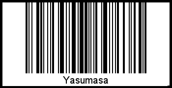 Interpretation von Yasumasa als Barcode