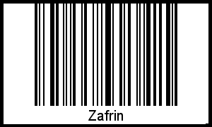 Barcode-Foto von Zafrin