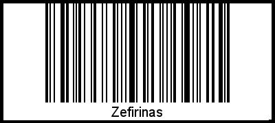 Barcode-Foto von Zefirinas