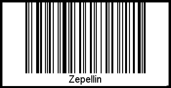 Barcode-Grafik von Zepellin